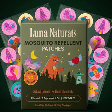 Kids Mosquito Repellent Patches — Summer & Outdoor 90 CT
