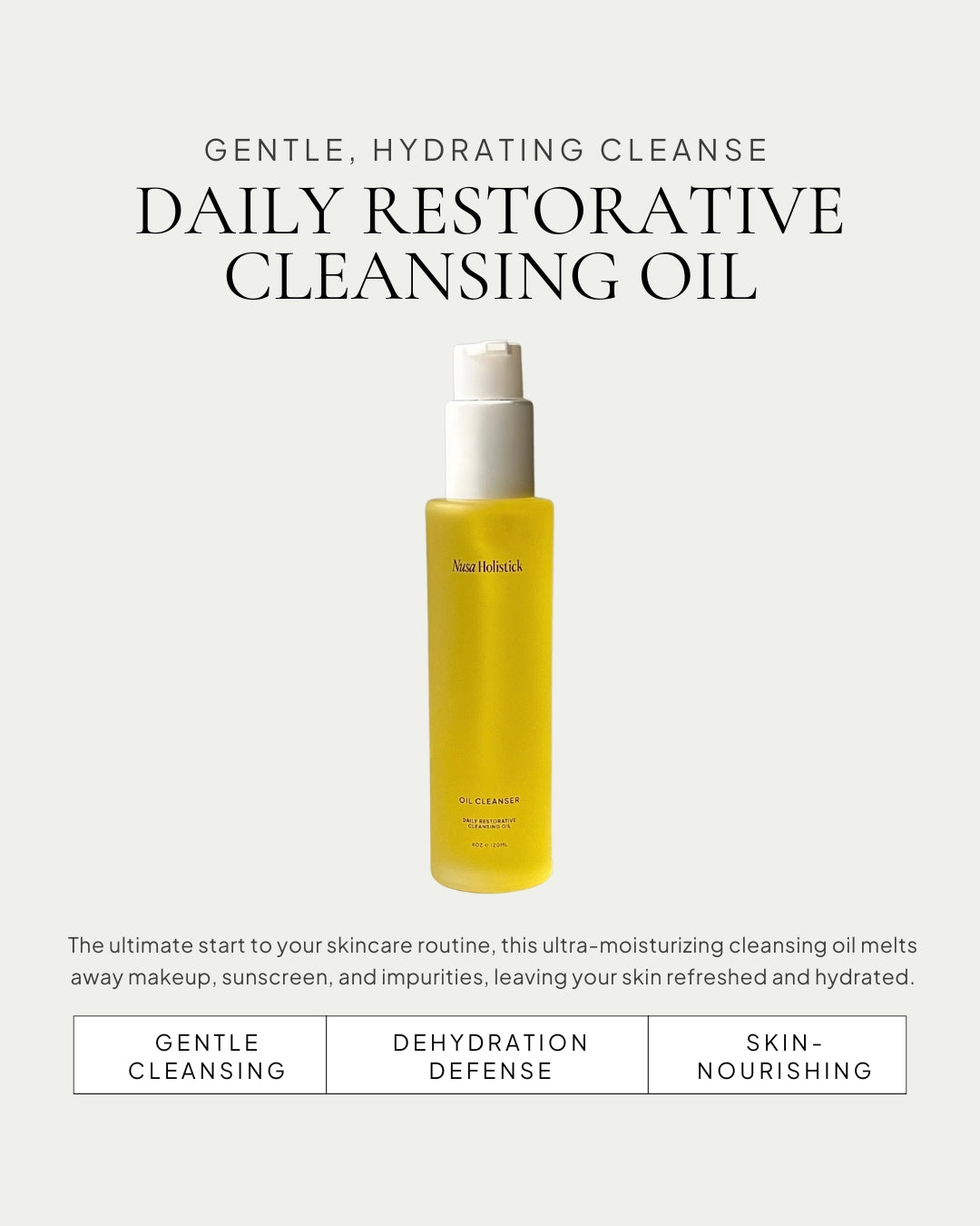 Daily Restorative Cleansing Oil