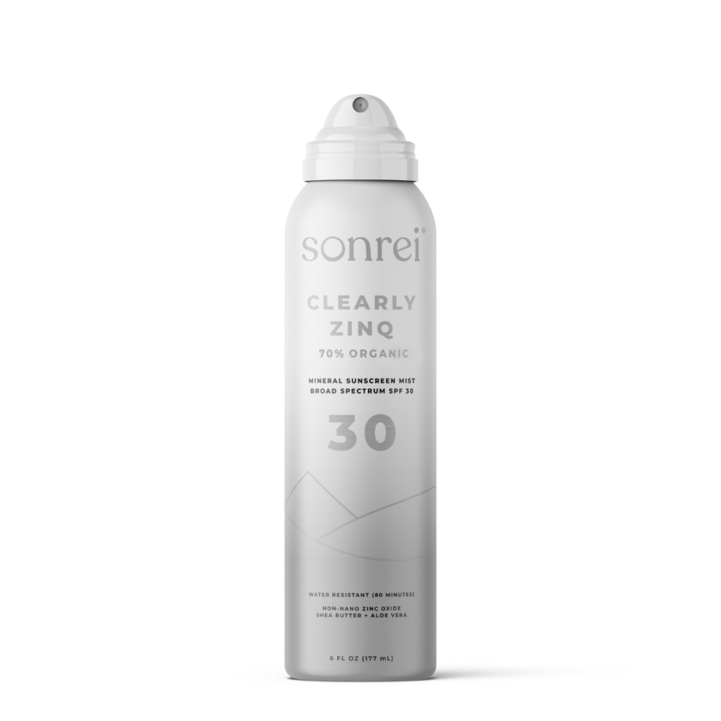 Clearly Zinq Organic Mineral Mist Sunscreen SPF 30 (6 OZ)