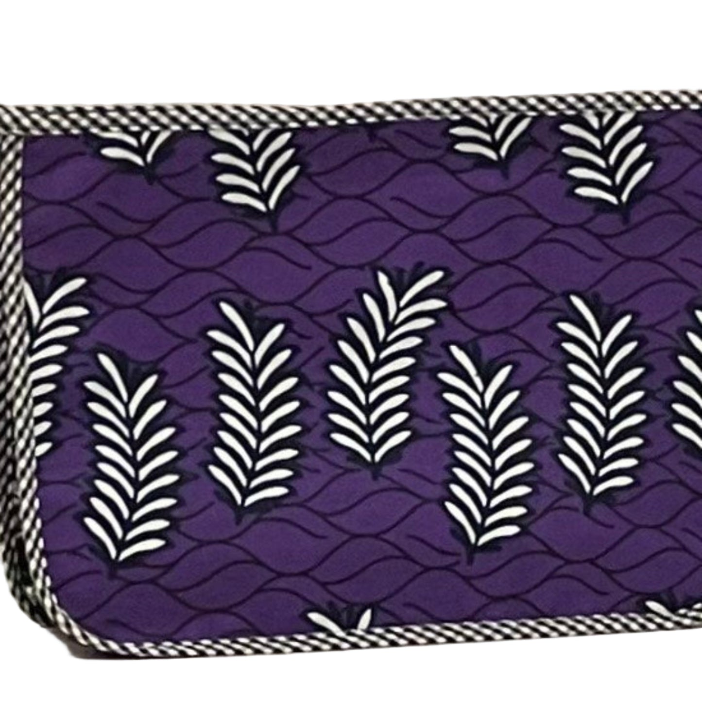 The Regular Holdall - ferns on purple