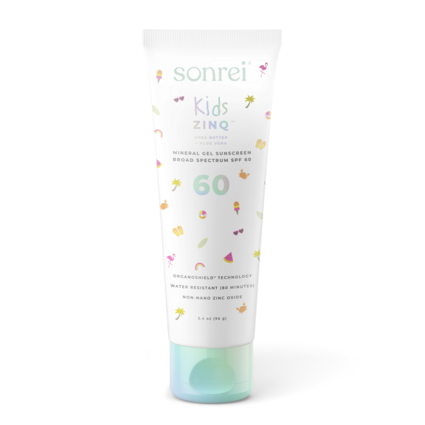 Kids Zinq Mineral Gel Sunscreen SPF 60 (3.4 OZ)