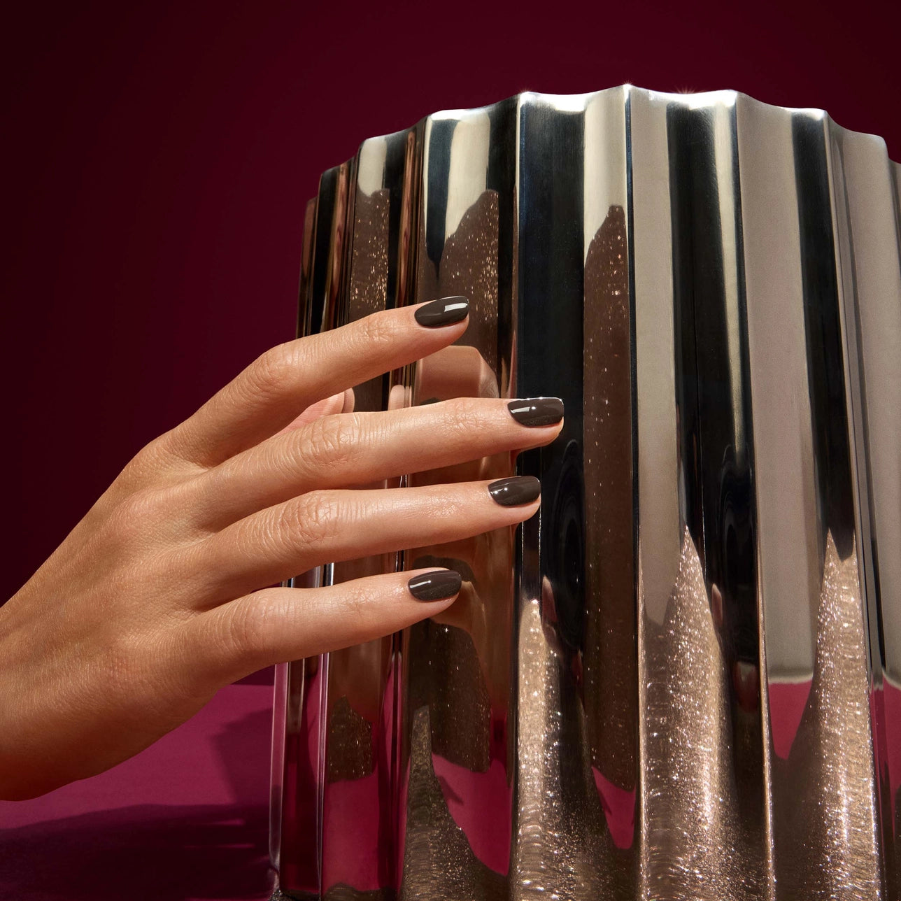 Green Natural Nail Polish - Mocha