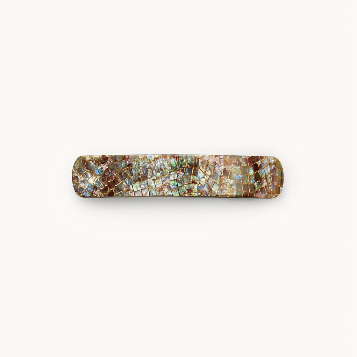 No.3 Heirloom Barrette in Gem Checker