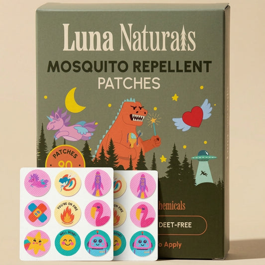 Kids Mosquito Repellent Patches — Summer & Outdoor 90 CT