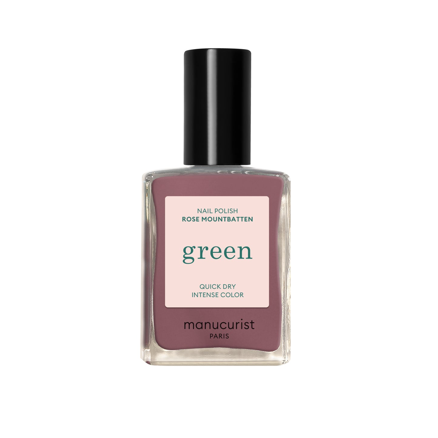 Green Natural Nail Polish - Rose Mountbatten
