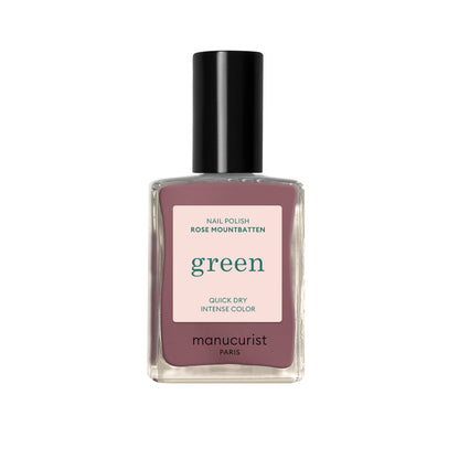 Green Natural Nail Polish - Rose Mountbatten