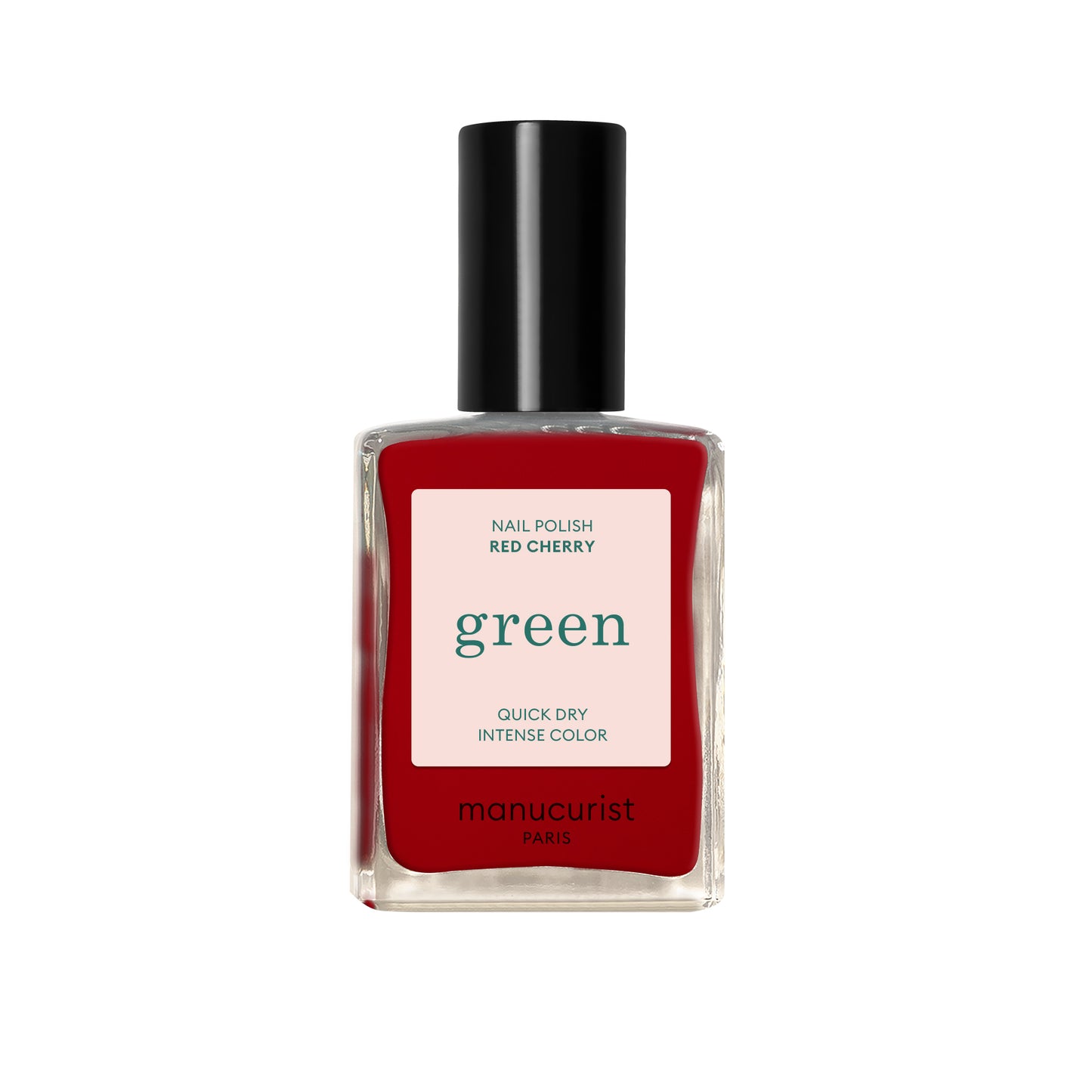 Green Natural Nail Polish - Red Cherry