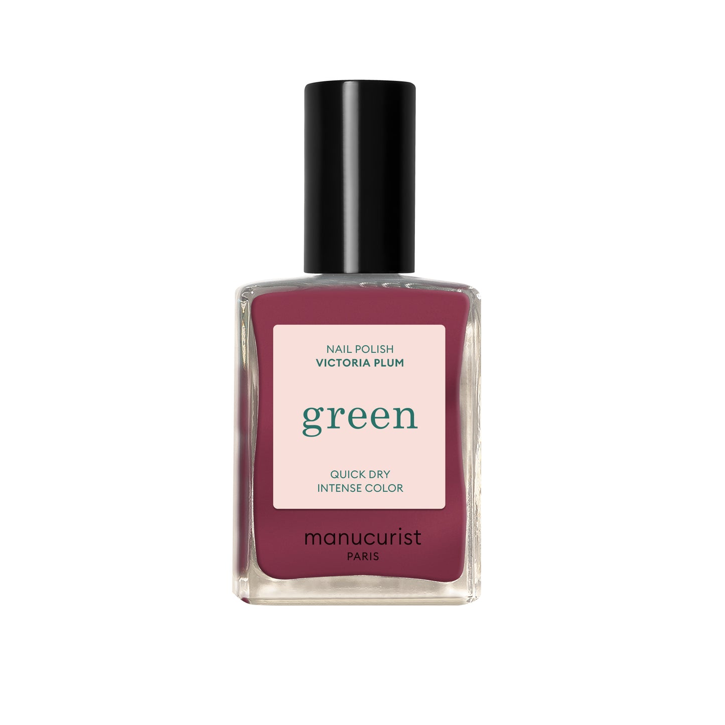 Green Natural Nail Polish - Victoria Plum
