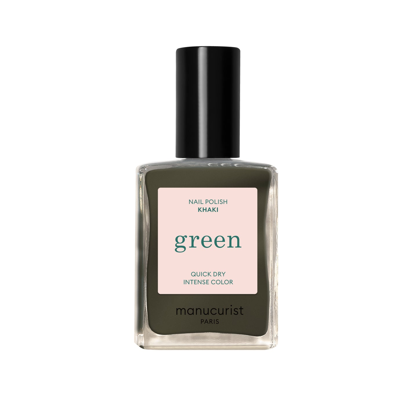 Green Natural Nail Polish - Khaki