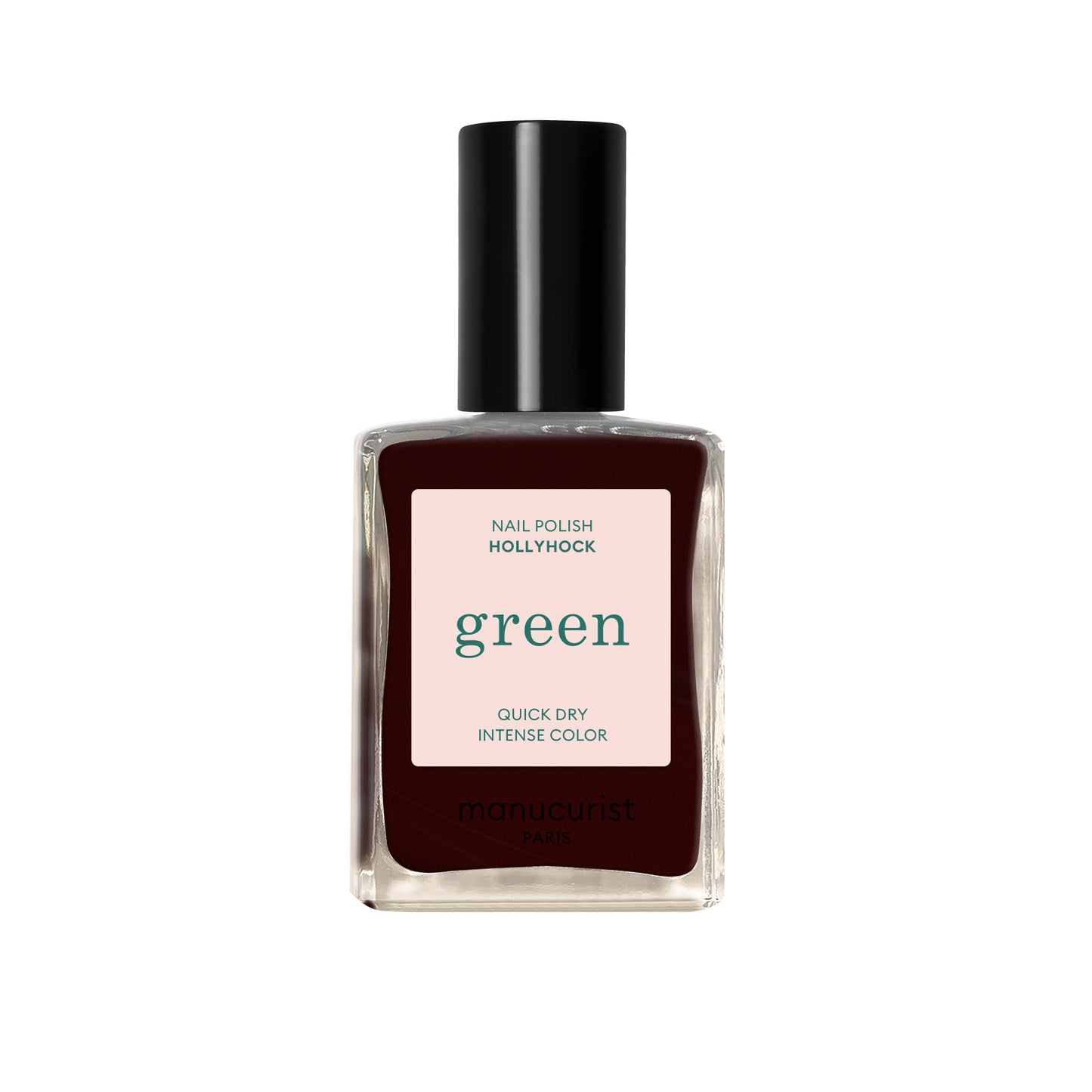 Green Natural Nail Polish - Hollyhock