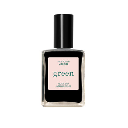 Green Natural Nail Polish - Licorice