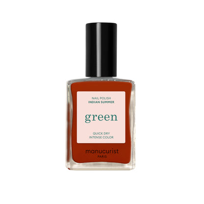 Green Natural Nail Polish - Indian Summer