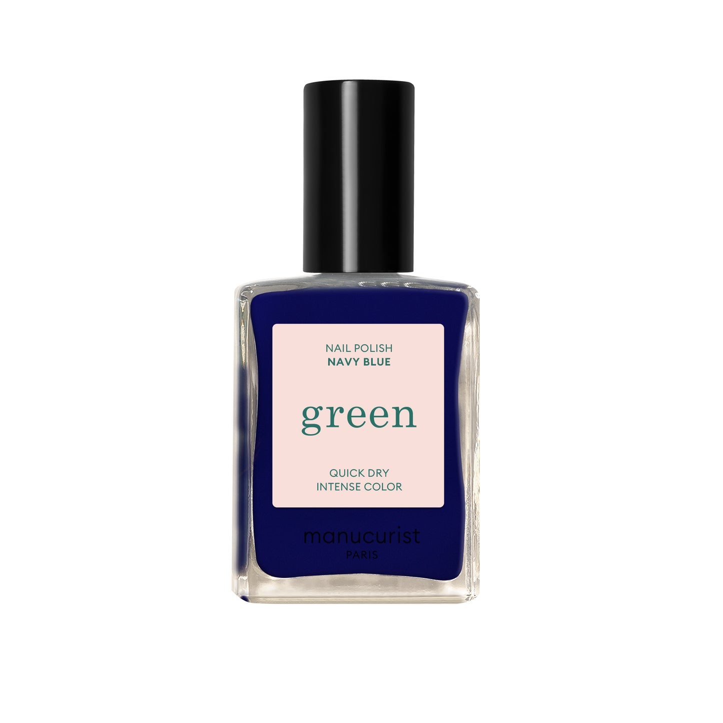 Green Natural Nail Polish - Navy Blue