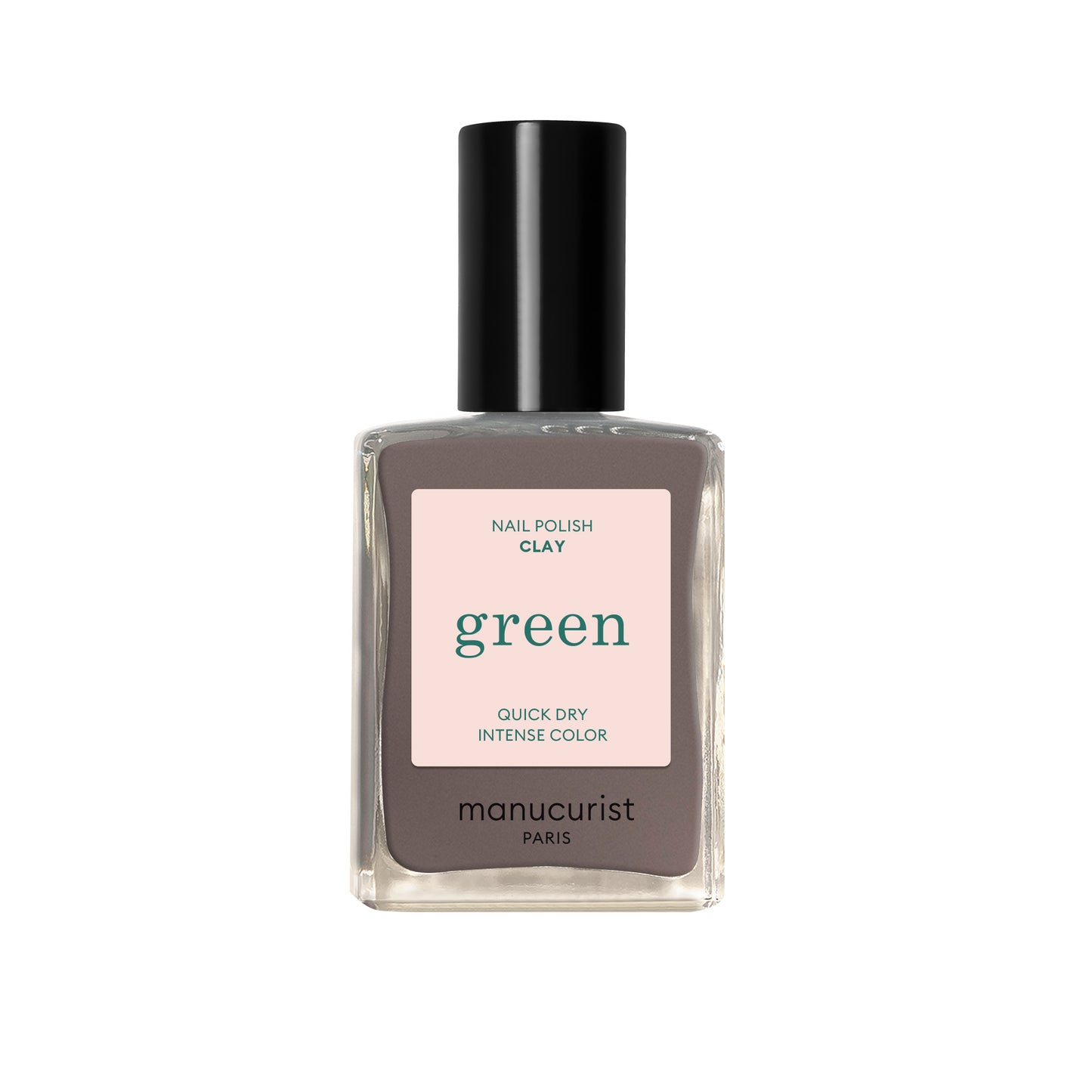 Green Natural Nail Polish - Clay