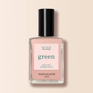 Green Natural Nail Polish - Pale Rose