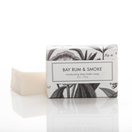 Bay Rum & Smoke Shea Butter Soap - Bath Bar