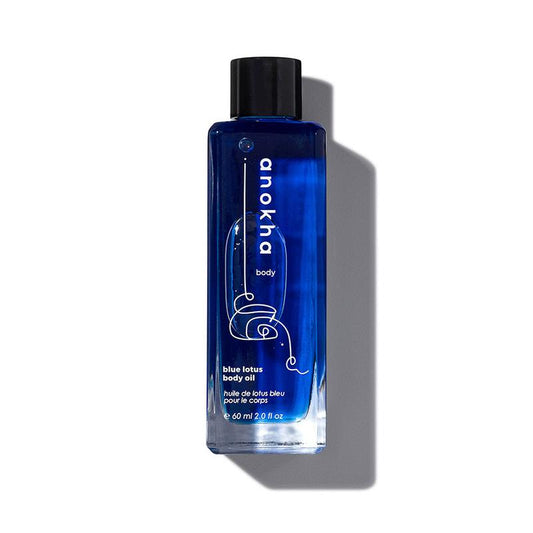 Blue lotus body oil