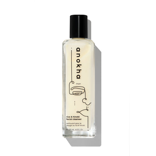 Rice & Hinoki facial cleanser