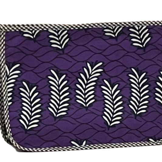 The Regular Holdall - ferns on purple