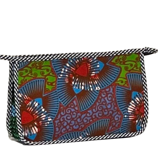Mini Holdall - blue/green/red Bali