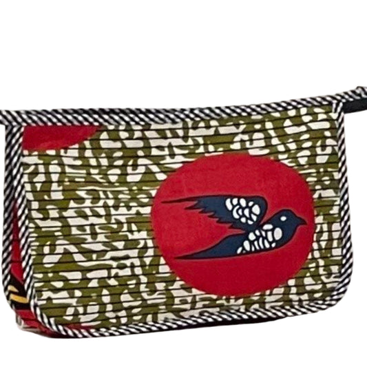 Mini Holdall - bird red/green