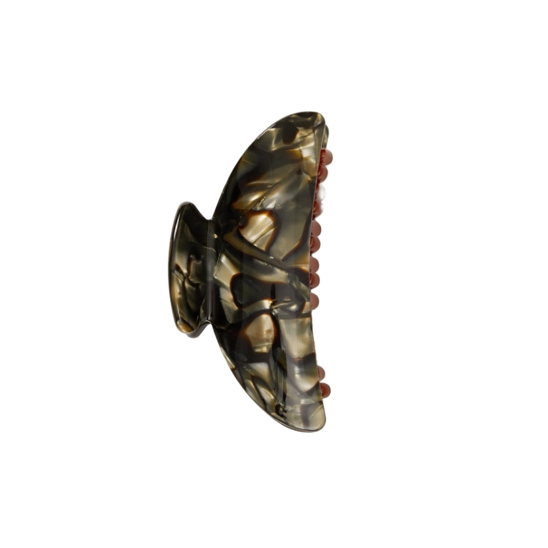 Midi Heirloom Claw in Midnight Horn