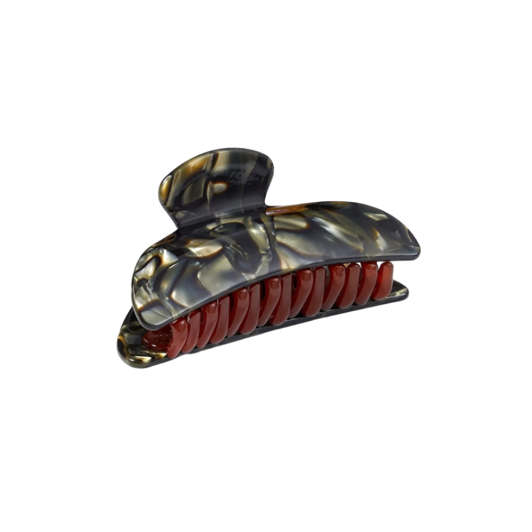 Midi Heirloom Claw in Midnight Horn