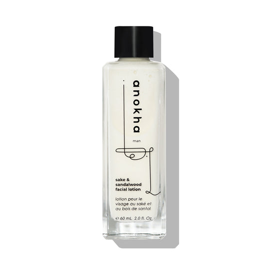 Sake & Sandalwood facial lotion