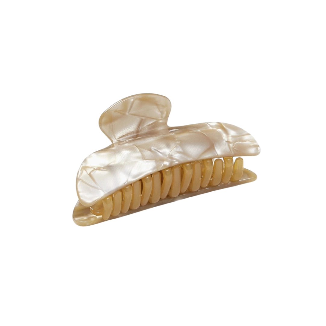 Midi Heirloom Claw in Sand Shell