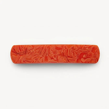 No.3 Heirloom Barrette in Poppy Red