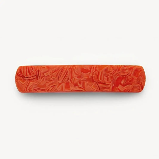 No.3 Heirloom Barrette in Poppy Red